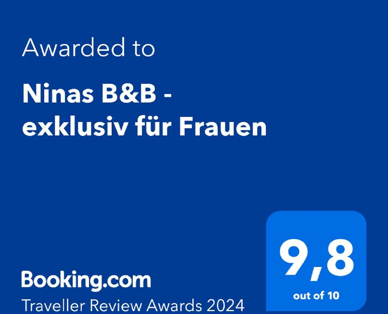 Bed & Breakfast Ninas B&B - Exklusiv Fuer Frauen Bremen Germany